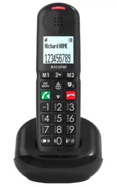 XL685 EWE Teléfono analógico Identificador de llamadas Blanco