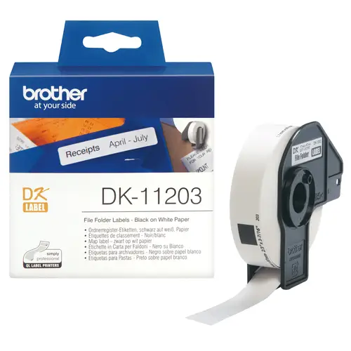 DK-11203 cinta para impresora de etiquetas Negro sobre blanco - Imagen 1