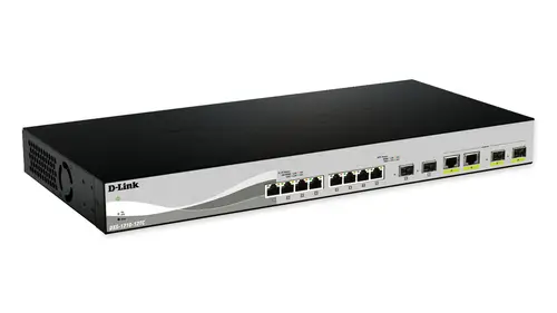 DXS-1210-12SC/E switch Gestionado L2 10G Ethernet (100/1000/10000) 1U Negro, Plata