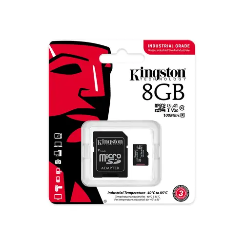 Industrial 8 GB MicroSDHC UHS-I Clase 10 - Imagen 3