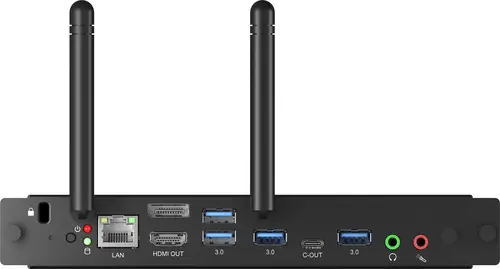 OPC51204BC-1 PCs/estación de trabajo Intel® Core i5 i5-12450H 8 GB DDR4-SDRAM 256 GB SSD Windows 11 IoT Enterprise Mini PC Negro - Imagen 3