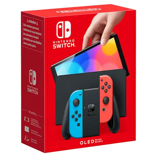 Switch OLED videoconsola portátil 17,8 cm (7") 64 GB Pantalla táctil Wifi Azul, Rojo - Imagen 1