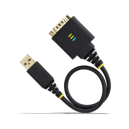 Cable Adaptador USB a Serie de 30cm - Retención COM - Conversor RS232 DB9 - FTDI - con Tornillos/Tuercas Intercambiables - Protección ESD - Windows/macOS/Linux - Imagen 5