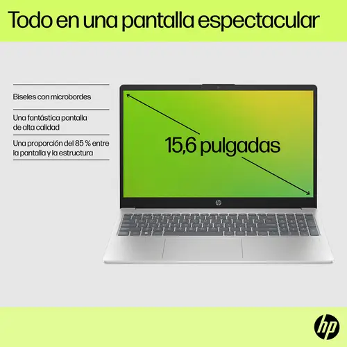 Laptop 15-fd0239ns Intel® Core i5 i5-1334U Portátil 39,6 cm (15.6") Full HD 8 GB DDR4-SDRAM 512 GB SSD Wi-Fi 6 (802.11ax) Windows 11 Home Azul - Imagen 4