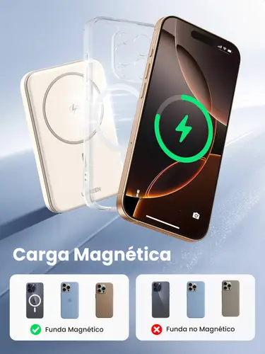 25207 batería externa 5000 mAh Cargador inalámbrico Negro - Imagen 22