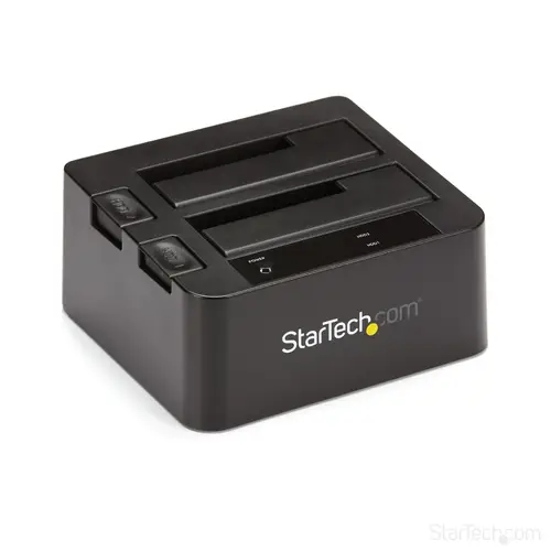 Docking Station de 2 Bahías - USB 3.1 a SATA - USB 3.1 (10 Gbps) - SATA I/II/III de 2,5/3,5" - Base de Acoplamiento SSD/HDD - de Intercambio en Caliente - Carga Superior - Imagen 1