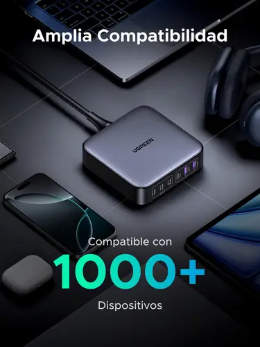Nexode Universal Negro, Gris Corriente alterna Carga rápida Interior - Imagen 14