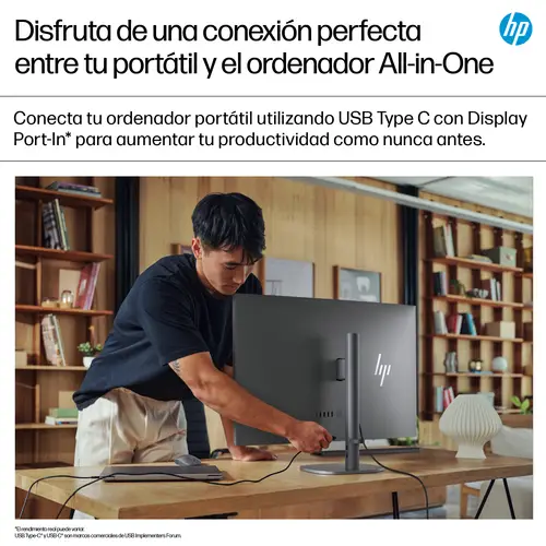 OmniStudio X All-in-One Desktop Next Gen AI 32-c1010ns PC Copilot+ PC Intel Core Ultra 7 258V 80 cm (31.5") 3840 x 2160 Pixeles PC todo en uno 32 GB LPDDR5x-SDRAM 1 TB SSD Windows 11 Home Wi-Fi 7 (802.11be) Plata - Imagen 8