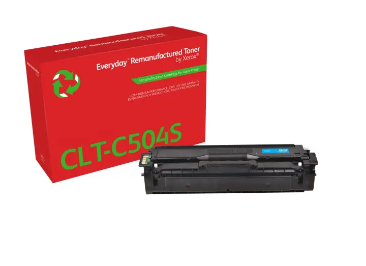 Everyday Tóner Everyday Cian remanufacturado de Xerox es compatible con Samsung CLT-C504S, Capacidad estándar