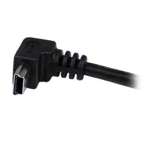Cable Adaptador 2m USB A Macho a Mini USB B Macho Acodado en Ángulo hacia Abajo - Imagen 5