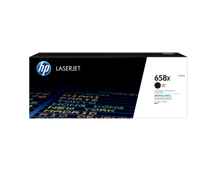 Cartucho de tóner Original LaserJet 658X negro de alta capacidad