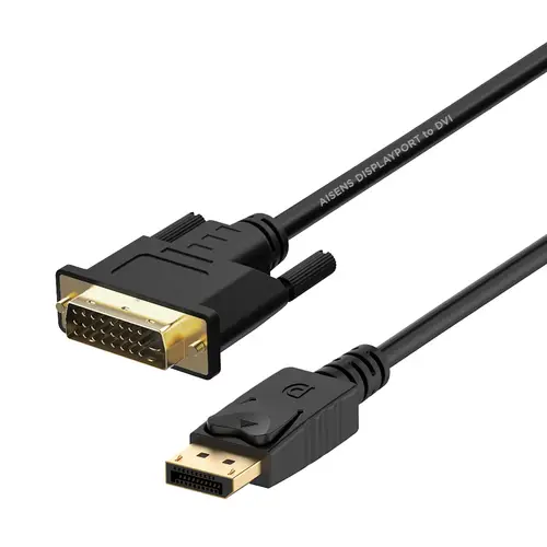 Cable conversor DisplayPort a DVI, DP/M - DVI/M, Negro, 2.0m - Imagen 1