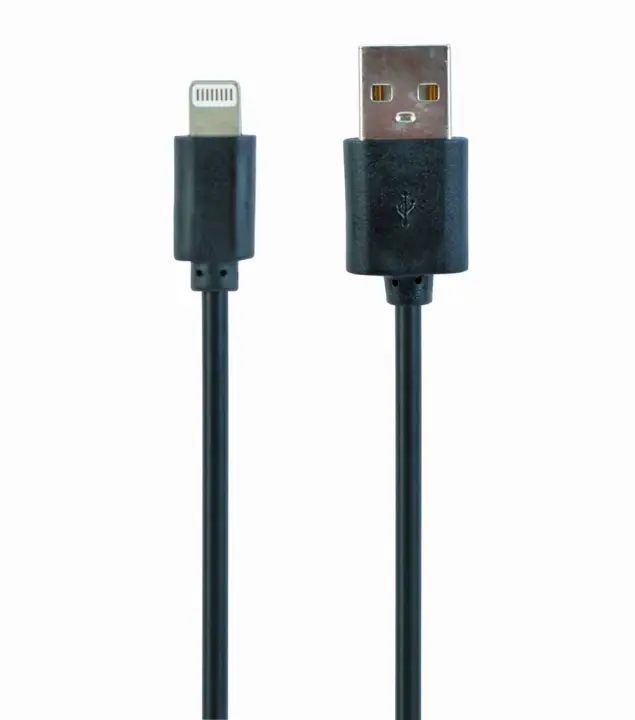 CC-USB2-AMLM-1M cable de conector Lightning Negro
