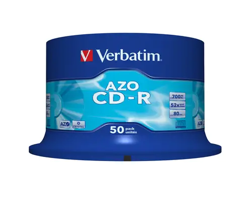 CD-R AZO Crystal 700 MB 50 pieza(s) - Imagen 2