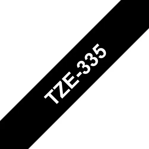 TZE-335 cinta para impresora de etiquetas Blanco sobre negro TZ - Imagen 1