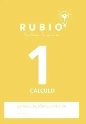 CUADERNO RUBIO A4 ESTIM.COGN.CALCULO 1 - Pack de 5 unidades