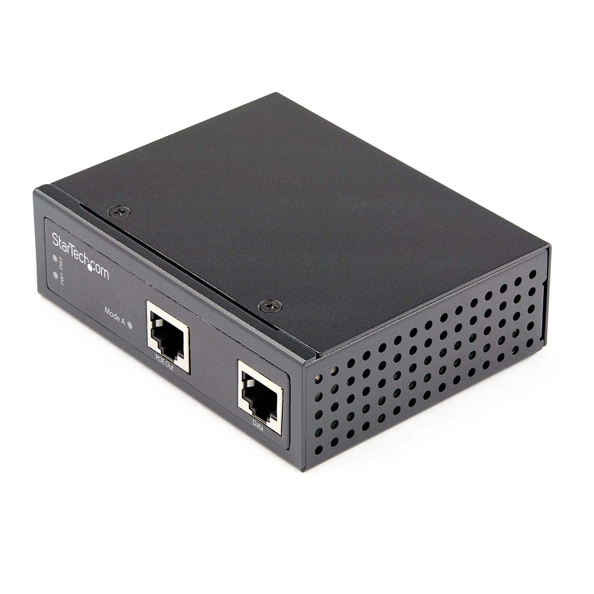 Inyector Industrial PoE Gigabit - 30W - 802.3at PoE+ de 48 a 56V DC - de Montaje en Riel DIN - de -40 a 75C (POEINJ1G30W)