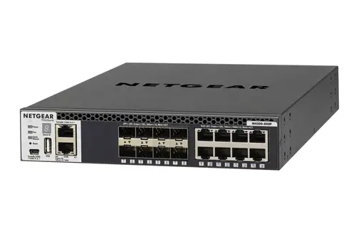 M4300-8X8F Gestionado L3 10G Ethernet (100/1000/10000) 1U Negro - Imagen 2
