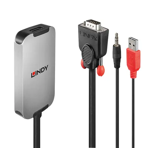 38296 adaptador de cable de vídeo Negro, Blanco - Imagen 1