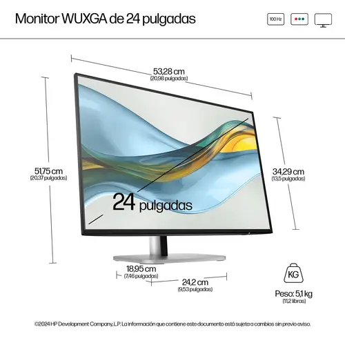 Series 5 Monitor Pro de la serie 5 con resolución WUXGA de 24 pulgadas: 524 pn - Imagen 8