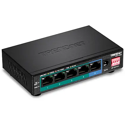 TPE-LG50 switch No administrado Gigabit Ethernet (10/100/1000) Energía sobre Ethernet (PoE) Negro