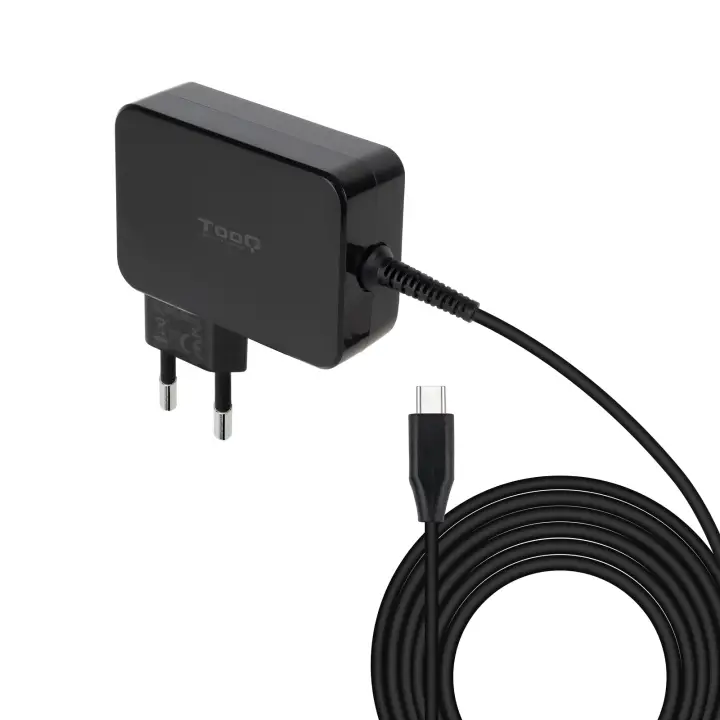 Cargador de portátil GAN USB-C PD3.0 90W, Negro
