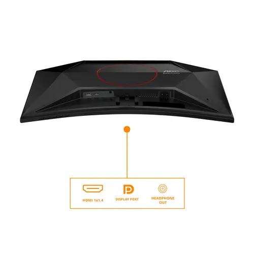 G4 23.6" VA FHD 180Hz pantalla para PC 59,9 cm (23.6") 1920 x 1080 Pixeles Full HD LCD Negro, Rojo - Imagen 4