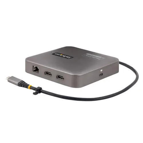 Adaptador Multipuertos USB C - HDMI Doble 4K 60Hz - Hub Ladrón USB 10Gbps de 2 Puertos USB-C/USB-A - PD100W - GbE - SD - Dock de Viajes - Docking Station - Imagen 2