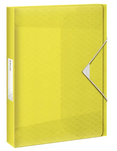 626262 caja archivador 350 hojas Amarillo Polipropileno (PP) - Imagen 1