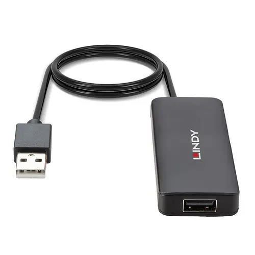 42986 hub de interfaz USB 2.0 480 Mbit/s Negro - Imagen 4