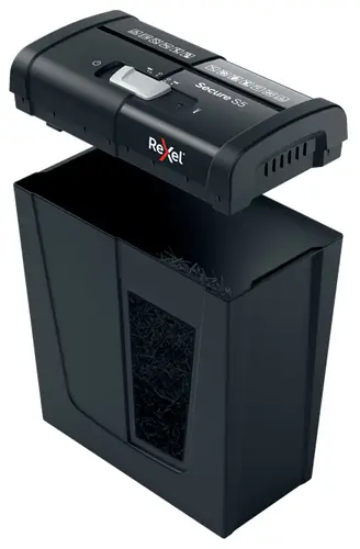 Secure S5 triturador de papel Corte en tiras 70 dB Negro - Imagen 1