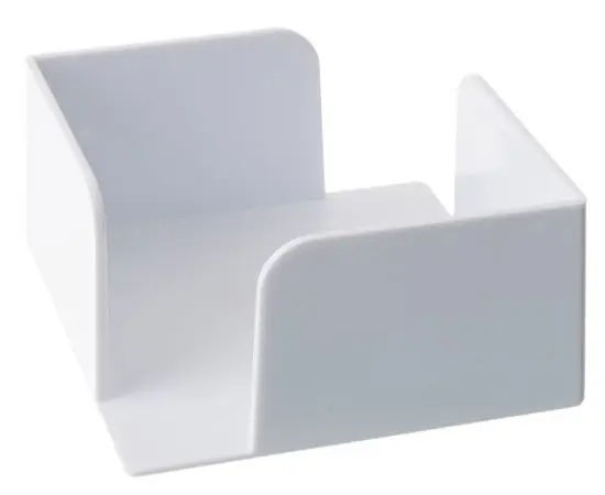 801 BL dispensador de papel para notas Plaza Poliestireno Blanco