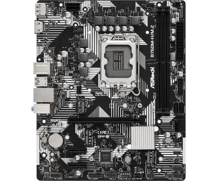 B760M-H/M.2 Intel B760 LGA 1700 micro ATX