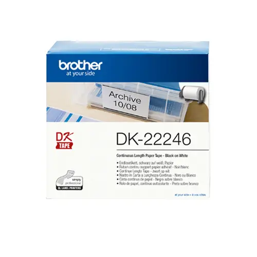 DK-22246 cinta para impresora de etiquetas Negro sobre blanco - Imagen 2
