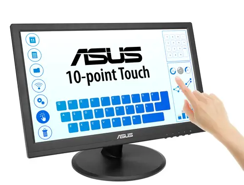 Touch VT169HE pantalla para PC 39,6 cm (15.6") 1920 x 1080 Pixeles Full HD LED Pantalla táctil Mesa Negro - Imagen 6