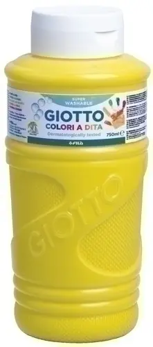PINTURA DEDOS GIOTTO 750 ml AMARILLO