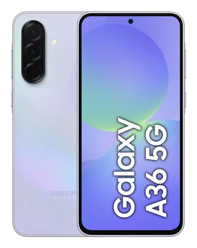 Galaxy A36 17 cm (6.7") SIM doble Android 15 5G USB Tipo C 6 GB 128 GB 5000 mAh Lavanda - Imagen 1