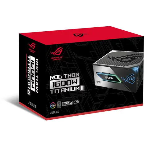 ROG -THOR-1600T3-GAMING unidad de fuente de alimentación 1600 W 20+4 pin ATX ATX Gris - Imagen 17