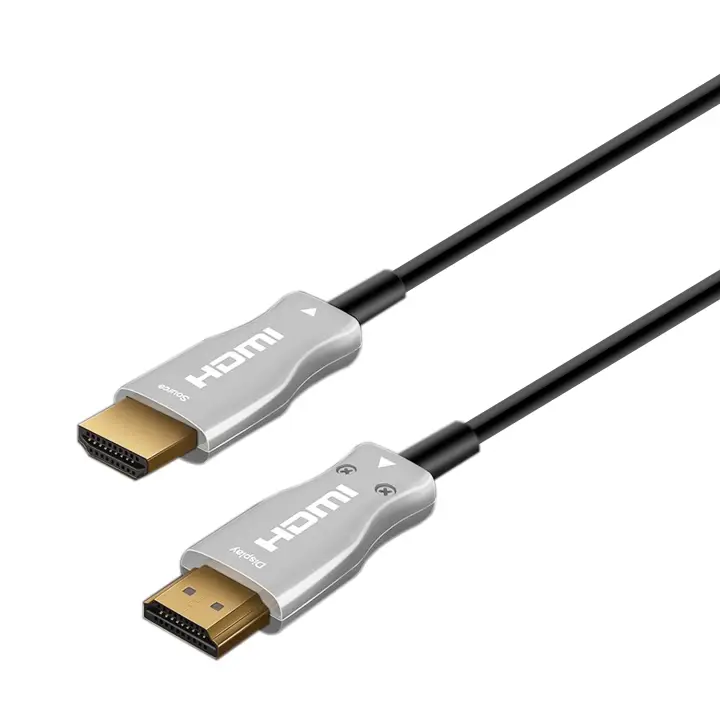 Cable HDMI V2.0 AOC Premium alta velocidad / HEC 4k@60hz 18Gbps, A/M-A/M, Negro, 50 m