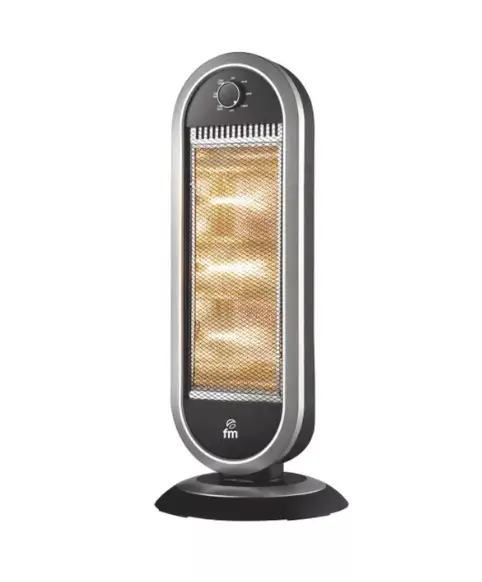 H-30 Interior Negro, Gris 1200 W Calefactor eléctrico halógeno