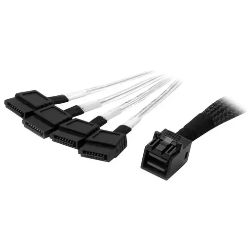 Cable Mini SAS Interno a SATA de 1m - Cable SFF-8643 a 4x SATA - Imagen 1