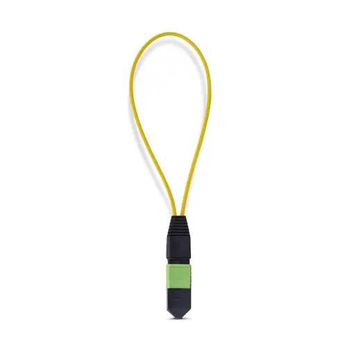 Adaptador Bucle Invertido MPO-12 Monomodo 9/125 MPO/MTP Macho - Probador Bucle Invertido MPO/MTP Macho - Probador de Conector MPO/MTP-APC de Fibra Óptica - Imagen 3