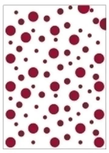 BOLSA DISFRAZ 56x70 IMPRESA TOPOS ROJO - Pack de 25 unidades