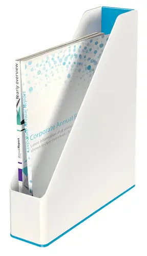 53621036 archivador organizador Poliéster Azul, Blanco - Imagen 3