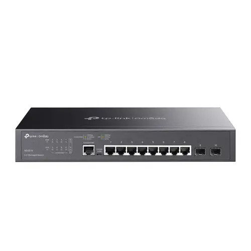 Omada SG3210 switch Gestionado L2/L3 Gigabit Ethernet (10/100/1000) 1U Negro - Imagen 1