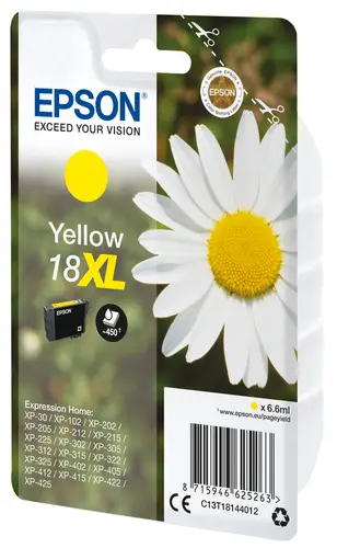 Daisy Cartucho 18XL amarillo - Imagen 2