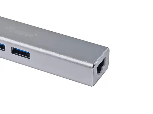 Hub USB-C a USB 3.0 de 3 puertos con adaptador Gigabit - Imagen 5