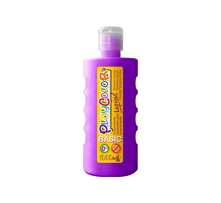 BOTE ERG. TEMPERA LIQ. PLAYCOLOR 1000ML VIOLETA