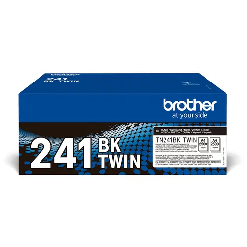 TN-241BKTWIN cartucho de tóner 2 pieza(s) Original Negro - Imagen 1