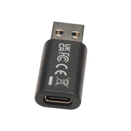V7USB3AC cambiador de género para cable USB A USB C Negro - Imagen 3